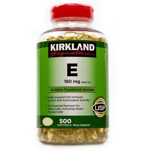 Vitamina E 400 Iu 500 Cápsulas Kirkland 